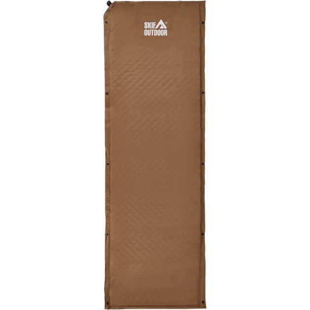 Килимок самонадувний Skif Outdoor Specialist Khaki 195x58x3.8 см R-value 6 - Фото 1 Килимок самонадувний Skif Outdoor Specialist Khaki 195x58x3.8 см R-value 6 - зображення 1