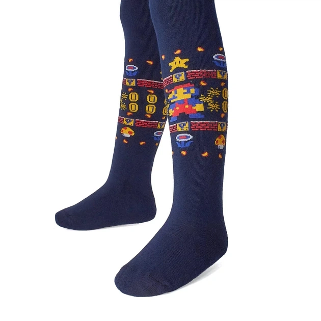 Колготки детские махровые Star Kids 707 SK058 128-134 см Темно-синие - Фото 1 Колготки детские махровые Star Kids 707 SK058 128-134 см Темно-синие - изображение 1