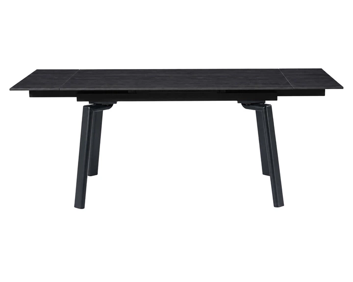 Стол обеденный раскладной BELFORD CERAMIC 140(200)*80 черный орех / черный Intarsio - изображение 2