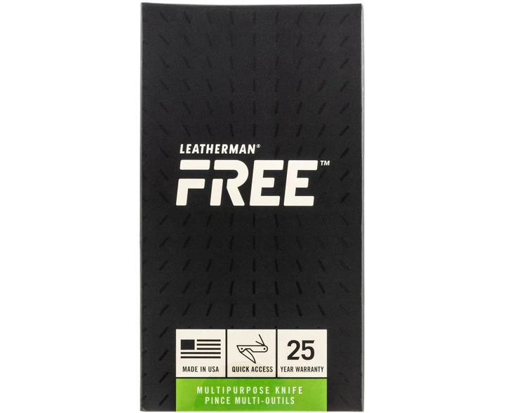 Мультитул Leatherman Free K2 Зеленый 8 функций нержавеющая сталь 139 г 84 мм - Фото 6 Мультитул Leatherman Free K2 Зеленый 8 функций нержавеющая сталь 139 г 84 мм - изображение 6