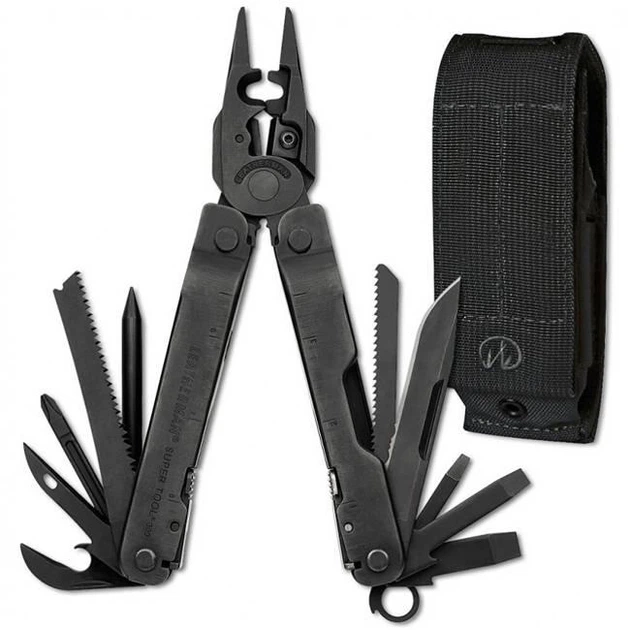 Мультиинструмент Leatherman Super Tool 300 EOD BLACK 19 функций повноразмерный Чёрный (284 г) - Фото 3 Мультиинструмент Leatherman Super Tool 300 EOD BLACK 19 функций повноразмерный Чёрный (284 г) - зображення 3
