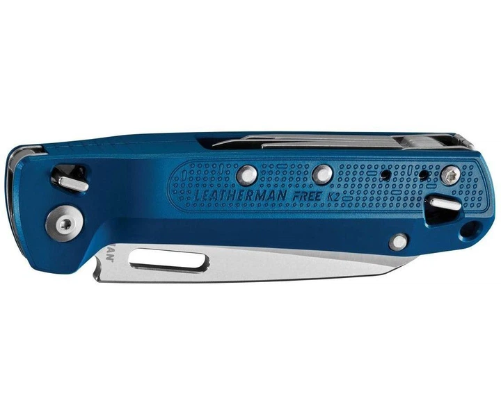 Мультитул Leatherman Free K2 Синий 8 функций нержавеющая сталь 139 г 115 мм - Фото 4 Мультитул Leatherman Free K2 Синий 8 функций нержавеющая сталь 139 г 115 мм - изображение 4