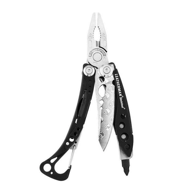 Мультитул Leatherman Skeletool Damascus Чорний 7 функцій 142 г - Фото 1 Мультитул Leatherman Skeletool Damascus Чорний 7 функцій 142 г - зображення 1
