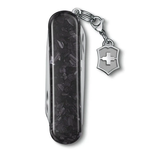 Ніж Victorinox Classic Brilliant Carbon Карбоновий 5 функцій 58х18х10 мм - зображення 2