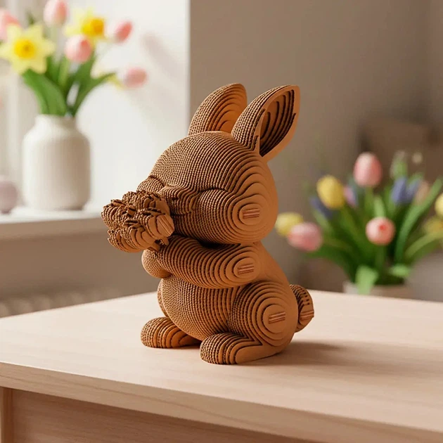3D пазл Cartonic Collectible Bunny 60 эл (CCARTBUNNY) - изображение 9