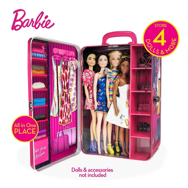 Портативний кейс Barbie Модна шафа, BBDS6B - зображення 4