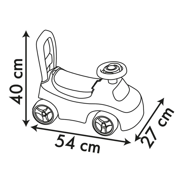 Машина для катания Smoby Стич - Фото 6 Машина для катания Smoby Стич - изображение 6
