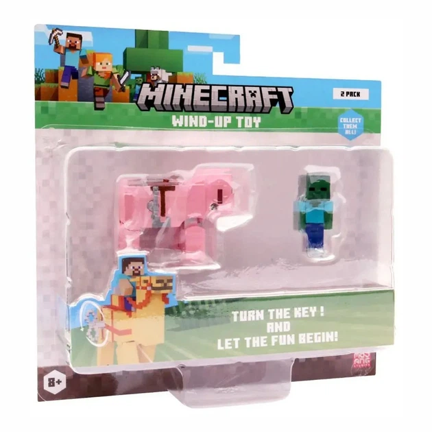 Заводна фігурка Minecraft 3D Зомбі на свині (MC1014) - Фото 1 Заводна фігурка Minecraft 3D Зомбі на свині (MC1014) - зображення 1