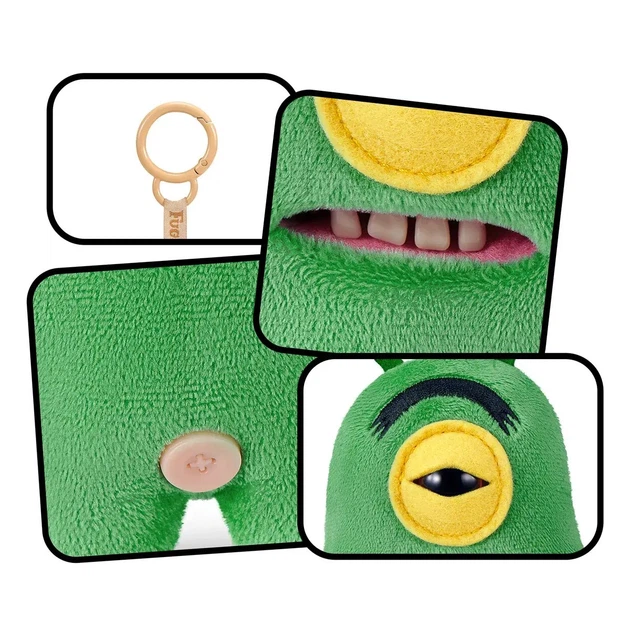 М'яка іграшка-брелок Fuggler Планктон (15756G) - Фото 4 М'яка іграшка-брелок Fuggler Планктон (15756G) - зображення 4