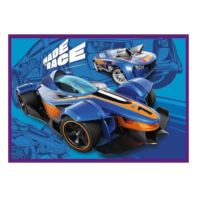Пазл Trefl Hot Wheels Гоночный автомобиль 4x250 эл (13312) - изображение 2