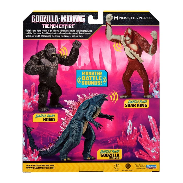 Фігурка Godzilla VS Kong Battle Roar Godzilla Evolved 18 см, 35506 - Фото 4 Фігурка Godzilla VS Kong Battle Roar Godzilla Evolved 18 см, 35506 - зображення 4