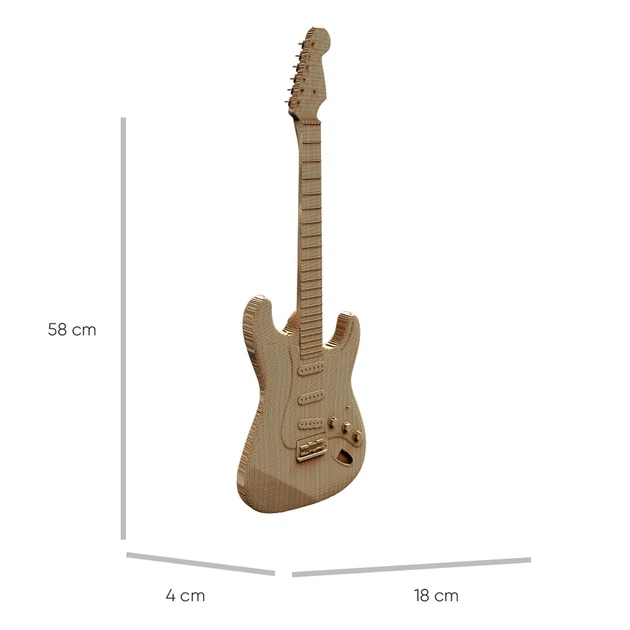 Картонный конструктор Cartonic 3D Puzzle Guitar, CARTGUITAR - Фото 7 Картонный конструктор Cartonic 3D Puzzle Guitar, CARTGUITAR - изображение 7