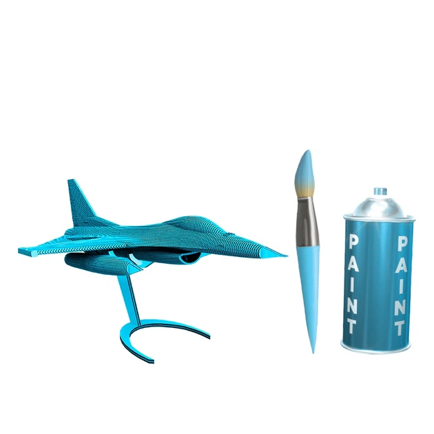 Картонный конструктор Cartonic 3D Puzzle F-16 Fighting Falcon, CARTF16 - Фото 9 Картонный конструктор Cartonic 3D Puzzle F-16 Fighting Falcon, CARTF16 - изображение 9