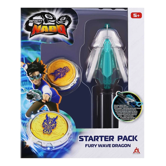 Набір Auldey Infinity Nado Starter Pack Dragon ,EU654111 - зображення 2
