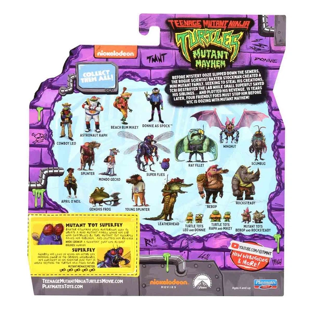 Набор игровых фигурок TMNT Суперфлайс, 83481 - изображение 4