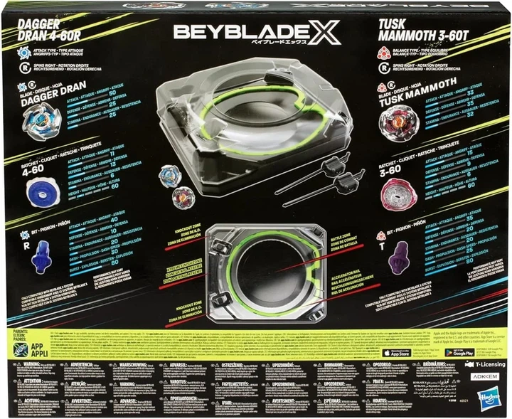 Набір Beyblade X Xtreme battle set, F9588 - Фото 4 Набір Beyblade X Xtreme battle set, F9588 - зображення 4