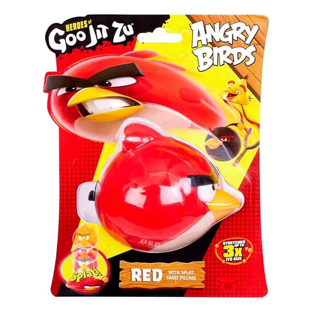 Игрушка-тянучка GooJitZu Angry birds Птица Ред, 123991 - Фото 2 Игрушка-тянучка GooJitZu Angry birds Птица Ред, 123991 - изображение 2