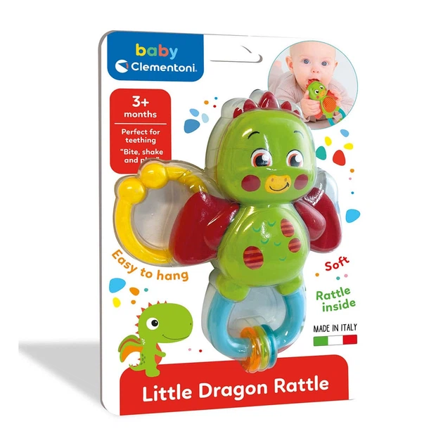 Погремушка-прорезыватель Clementoni Little Dragon, 17779 - изображение 2