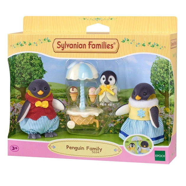 Набір фігурок Sylvanian Families Сім'я Пінгвінів з одним малюком 5694 - зображення 3