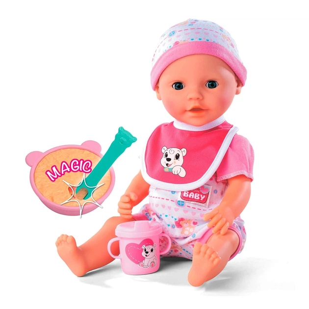Набір для годування ляльки Smoby Toys НББ Магічна ложка 5560515 - Фото 2 Набір для годування ляльки Smoby Toys НББ Магічна ложка 5560515 - зображення 2