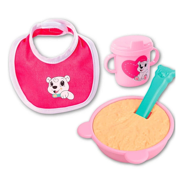 Набір для годування ляльки Smoby Toys НББ Магічна ложка 5560515 - Фото 3 Набір для годування ляльки Smoby Toys НББ Магічна ложка 5560515 - зображення 3