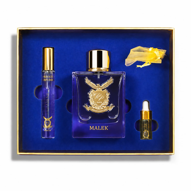 Набор мужской парфюмерии Parfums Parour Private Perfumer Malek Set - 100 ml edp + 10 ml travel spray + 4 ml oil - Фото 2 Набор мужской парфюмерии Parfums Parour Private Perfumer Malek Set - 100 ml edp + 10 ml travel spray + 4 ml oil - изображение 2