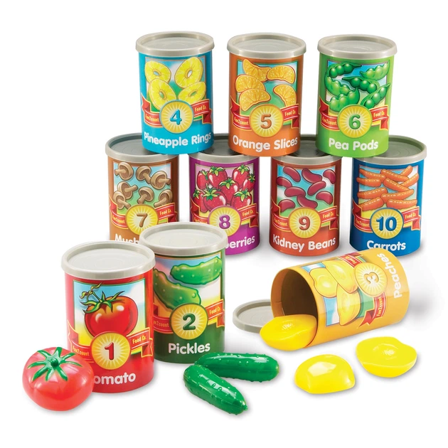Игровой набор Консервные баночки Learning resources LER6800 - Фото 2 Игровой набор Консервные баночки Learning resources LER6800 - изображение 2