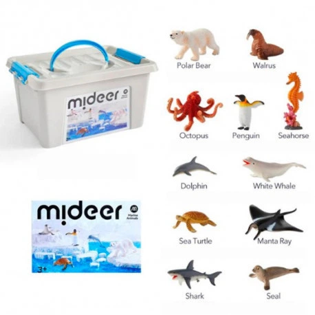 Набор реалистичных фигурок Морские животные Mideer Toys (11 шт) MD2251 - изображение 2
