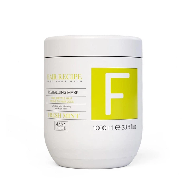 Укрепляющая маска Maxy Look Fresh Mint Revitalizing Mask для восстановления тонких и ломких волос 1000 мл - Фото 1 Укрепляющая маска Maxy Look Fresh Mint Revitalizing Mask для восстановления тонких и ломких волос 1000 мл - изображение 1