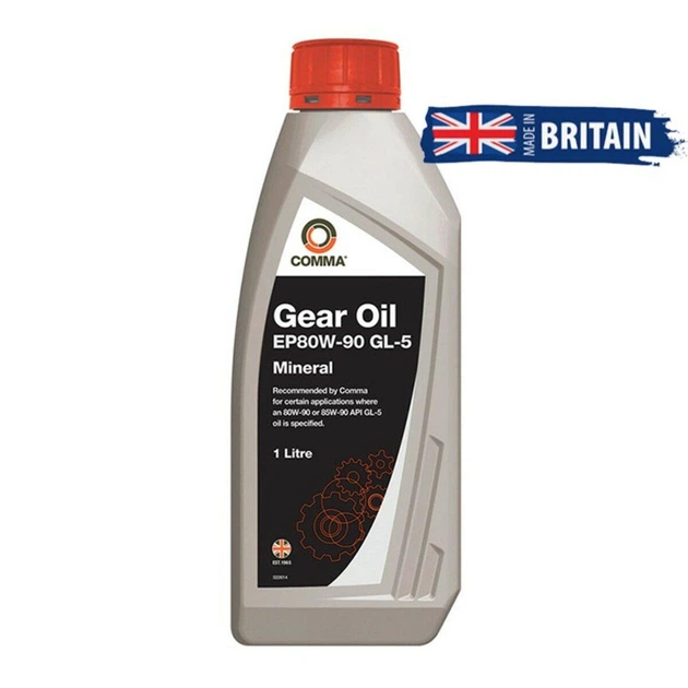 Трансмісійна олива Comma GEAR OIL EP80W-90 GL 5 1 літр - изображение 3