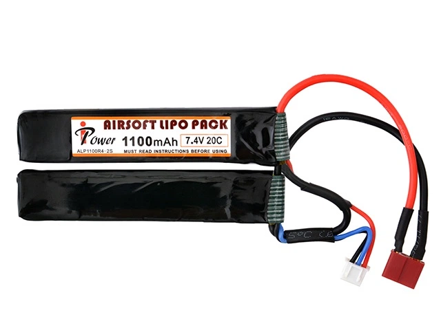 Аккумулятор Li-Po 1100mAh 7,4V 20C - Deans [IPower] (для страйкбола) - изображение 3