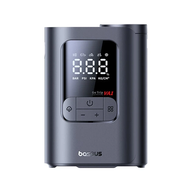 Беспроводной компрессор Baseus GoTrip VA1 150 PSI 7500 mAh Dark Gray (6932172696085) - изображение 2