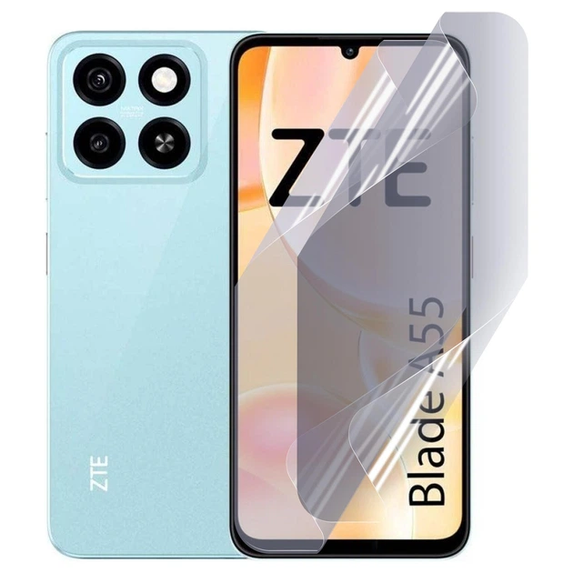Плёнка гидрогелевая для ZTE Blade A55 глянцевая противоударная на зте блейд а 55 прозрачная - Фото 1 Плёнка гидрогелевая для ZTE Blade A55 глянцевая противоударная на зте блейд а 55 прозрачная - изображение 1