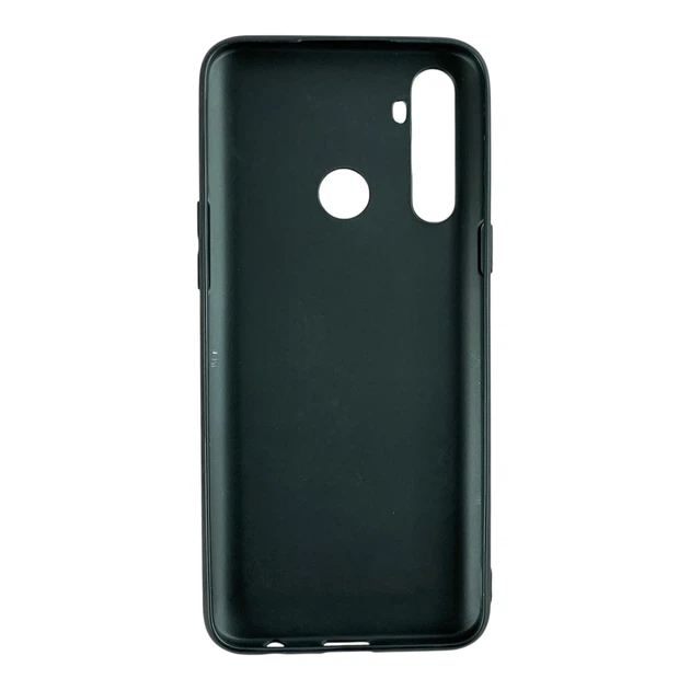 Чехол для Realme C3 черный матовый TPU (матовый, гибкий) - Фото 2 Чехол для Realme C3 черный матовый TPU (матовый, гибкий) - изображение 2