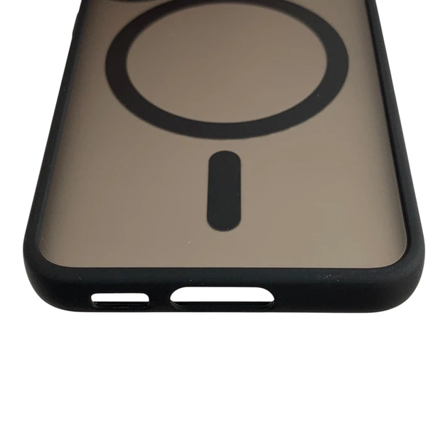 Чохол MagSafe для Samsung Galaxy S23 чорний (напівпрозорий матовий) - Фото 6 Чохол MagSafe для Samsung Galaxy S23 чорний (напівпрозорий матовий) - зображення 6