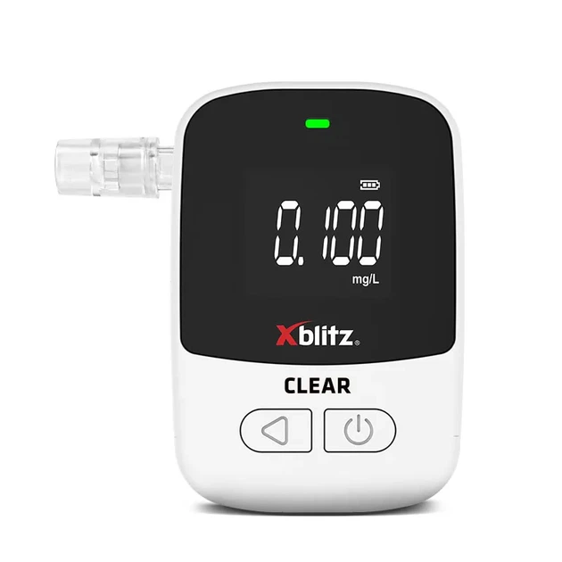 Алкотестер KGK Xblitz Clear с электрохимическим сенсором и LCD-дисплеем Белый (5902479677422) - изображение 2