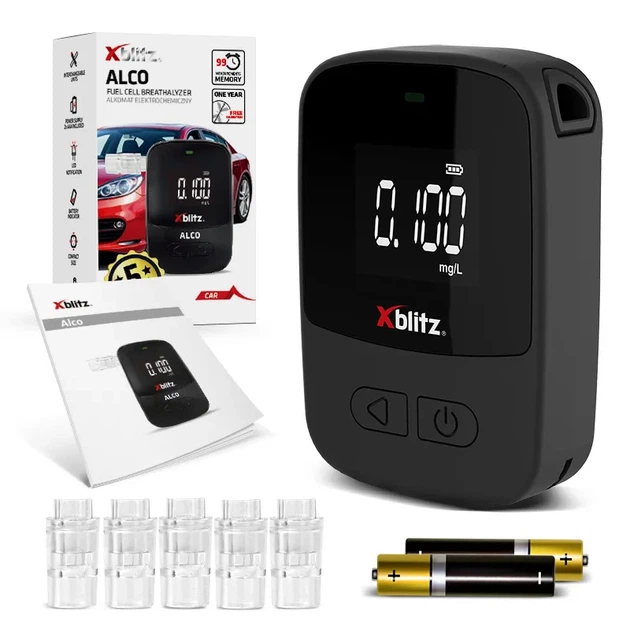 Алкотестер KGK Xblitz с электрохимическим сенсором и LCD-дисплеем Alco (5902479677439) - изображение 6