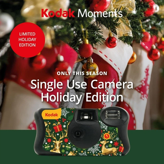 Пленочный фотоаппарат Kodak FunSaver 800/27 Christmas Edition [172797] - изображение 4