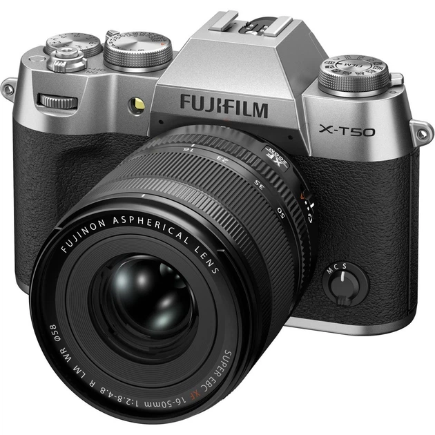 Беззеркальный фотоаппарат Fujifilm X-T50 Kit XF 16-50mm f/2.8-4.8 R LM WR Silver (16828569) [172738] - изображение 3