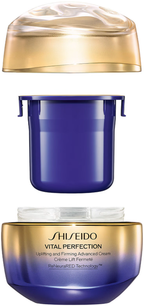 Змінний блок Крем для обличчя Shiseido Vital Perfection Uplifting And Firming Advanced 50 мл (768614209980) - Фото 1 Змінний блок Крем для обличчя Shiseido Vital Perfection Uplifting And Firming Advanced 50 мл (768614209980) - зображення 1