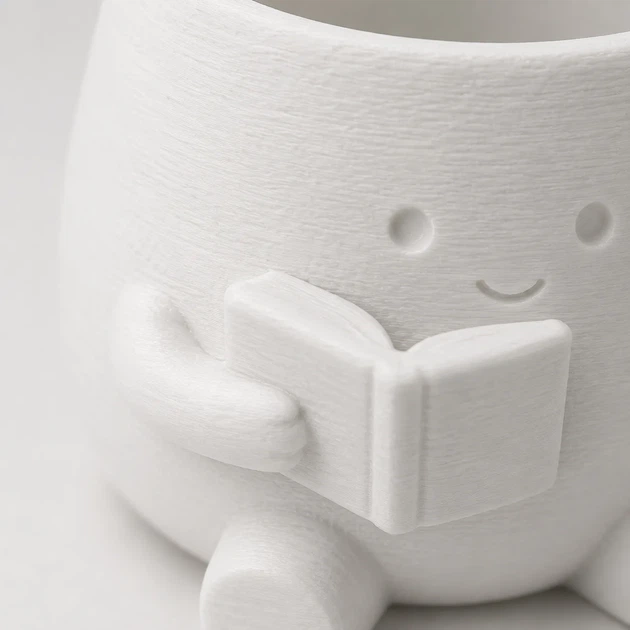 Кашпо 3D More Книголюб 8.4x8.8x5.9 см 100 мл Белый - Фото 4 Кашпо 3D More Книголюб 8.4x8.8x5.9 см 100 мл Белый - изображение 4