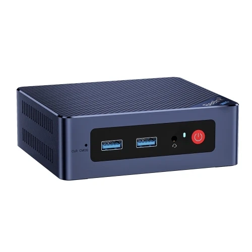 Неттоп Beelink MINI S12 Pro, Navy Blue, N100 (4x3.4 GHz, 6 Вт), 12Gb DDR4 3200 MHz SO-DIMM, 512Gb SSD NVMe, 1x2.5' SATA, UHD Graphics, WiFi 6, Bluetooth 5.2, GLan, 4xUSB 3.2, 2xHDMI, Windows 11 Pro, кріплення VESA у комплекті - изображение 2