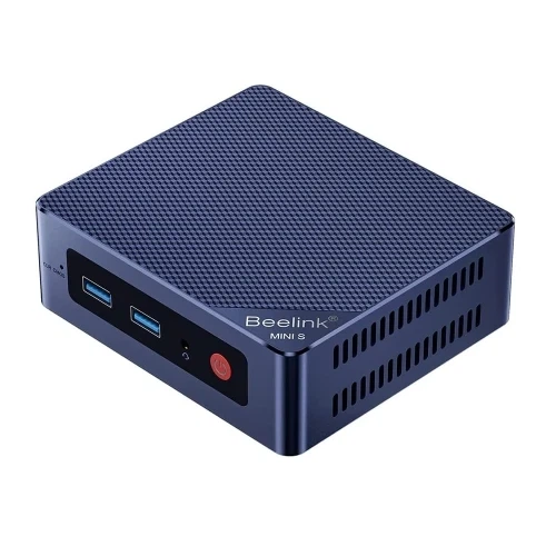 Неттоп Beelink MINI S12 Pro, Navy Blue, N100 (4x3.4 GHz, 6 Вт), 12Gb DDR4 3200 MHz SO-DIMM, 512Gb SSD NVMe, 1x2.5' SATA, UHD Graphics, WiFi 6, Bluetooth 5.2, GLan, 4xUSB 3.2, 2xHDMI, Windows 11 Pro, кріплення VESA у комплекті - изображение 3
