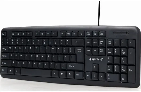 Клавиатура Gembird kb-u-103-ua Black usb - изображение 2
