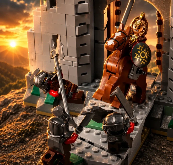 Конструктор Lord of the Rings The Battle for Helms Deep Битва за Хельмову Падь - Фото 8 Конструктор Lord of the Rings The Battle for Helms Deep Битва за Хельмову Падь - изображение 8