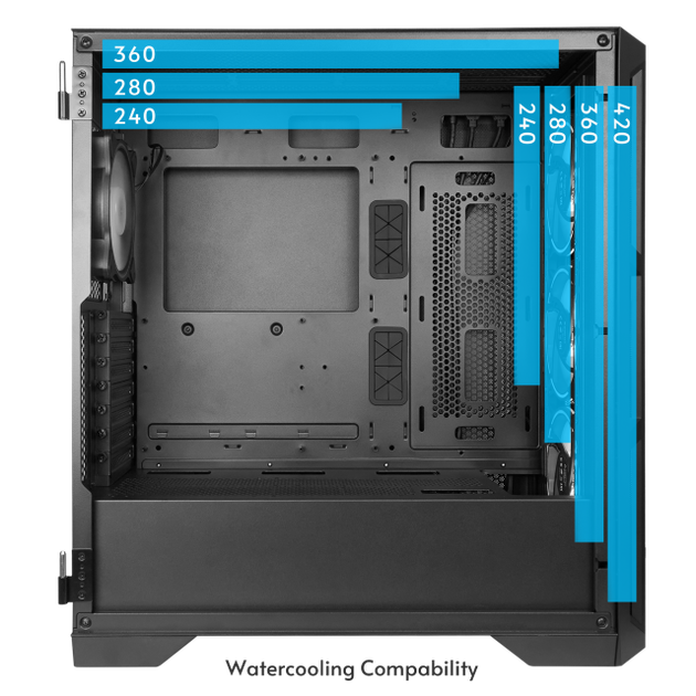 Корпус Chieftec Apex Lumo Black (GA-01B-L-OP) - Фото 6 Корпус Chieftec Apex Lumo Black (GA-01B-L-OP) - зображення 6