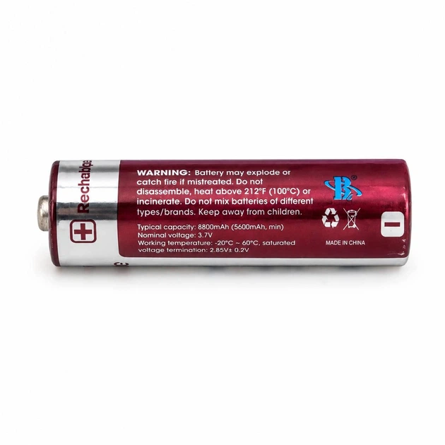 Акумулятор Li-ion 18650, 8800 mAh 4.2V перезаряджуваний, 15 шт - зображення 4