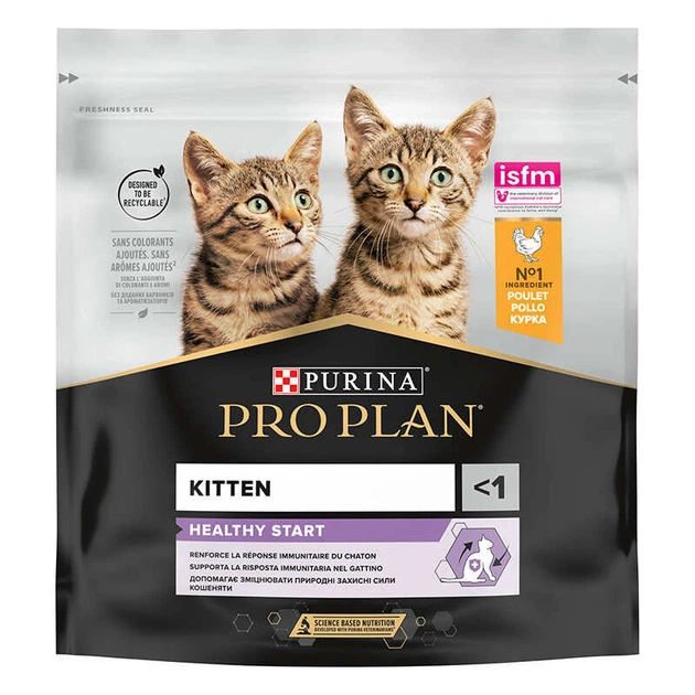 Pro Plan by Purina Original Kitten Chicken - Сухий корм для кошенят з куркою 400 г (7613036545099) - Фото 1 Pro Plan by Purina Original Kitten Chicken - Сухий корм для кошенят з куркою 400 г (7613036545099) - зображення 1