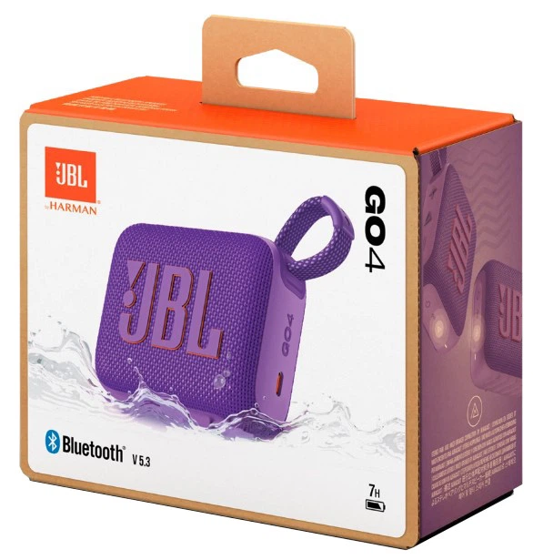 Портативна акустика JBL Go 4 фіолетовий (JBLGO4PUR) (6980796) - Фото 8 Портативна акустика JBL Go 4 фіолетовий (JBLGO4PUR) (6980796) - изображение 8