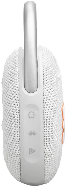 Портативна акустика JBL Clip 5 білий (JBLCLIP5WHT) (6980790) - зображення 5